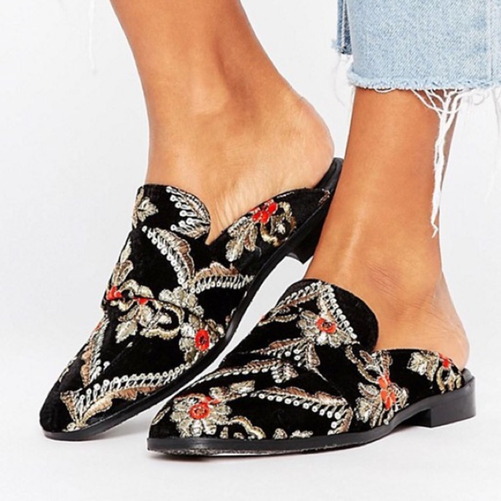 Free People Brocade at Ease Loafer